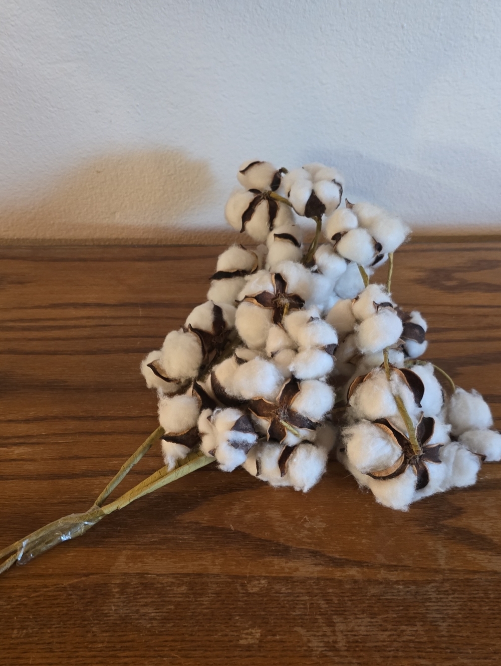 Cotton Boll Stem Decor Bundle Tote Y